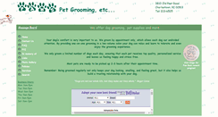 Desktop Screenshot of pawspetgroomingetc.com